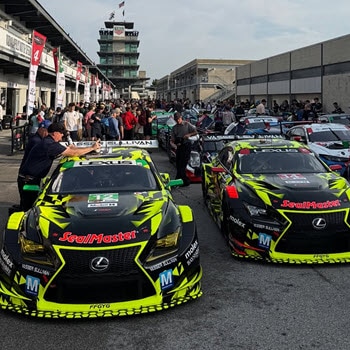 Mouser-Sponsored Vasser Sullivan Lexus Racing Team Nears IMSA Season-End at Indianapolis Motor Speedway