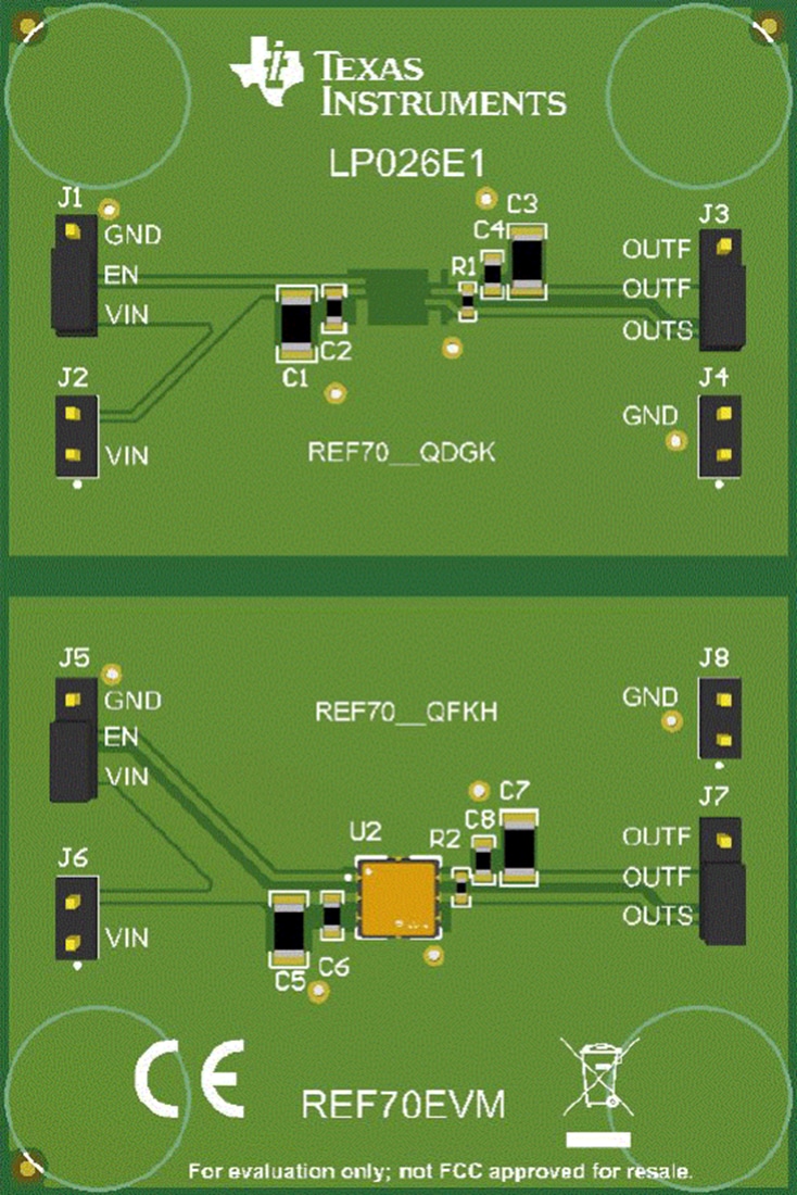 Chart - Texas Instruments REF70EVM Evaluation Module (EVM)
