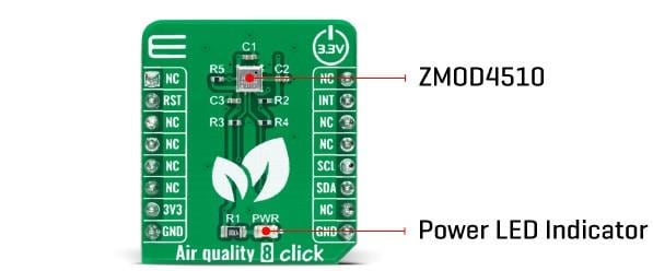 Mikroe Air Quality 8 Click Mikroe Air Quality 8 Click