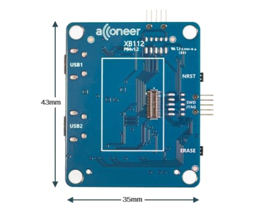 Acconeer XB112 Radar Breakout Board