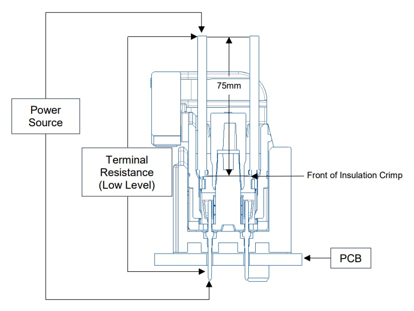 Application Circuit Diagram - TE Connectivity FLIP-N-LOK Wire-to-Board Signal Connectors